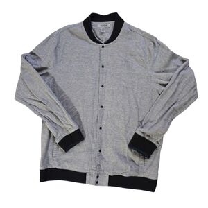 Kenneth Cole Reaction Gray/Black Jacket Mens Size L/G